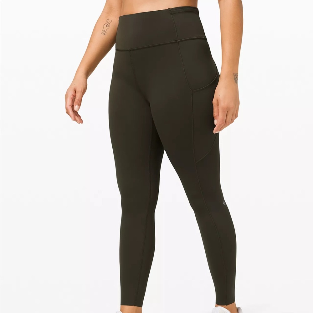 Lululemon Olive Green Leggings